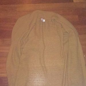 Mustered Cardigan that’s very tall